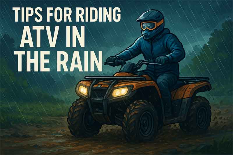 tips for riding ATV in the rain